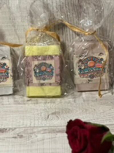 Soap bars made with essential oil