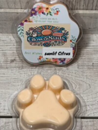 Paw print wax melts